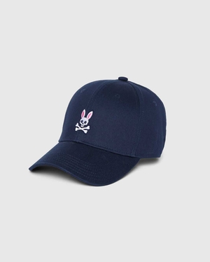 Casquettes Psycho Bunny Classic Baseball Cap Bleu Marine Homme | OTA-08498885